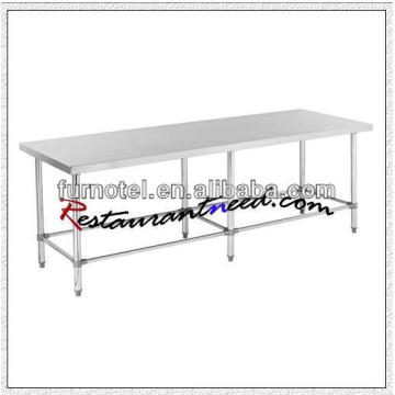 S015 Stainless Steel Working Bench With Stainless Steel 6 Legs